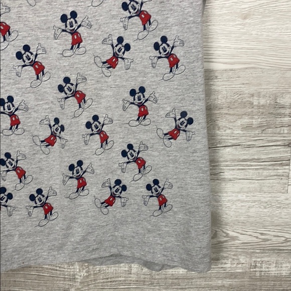 Disney Mickey Gray Short Sleeve Tee Shirt - Picture 4 of 6